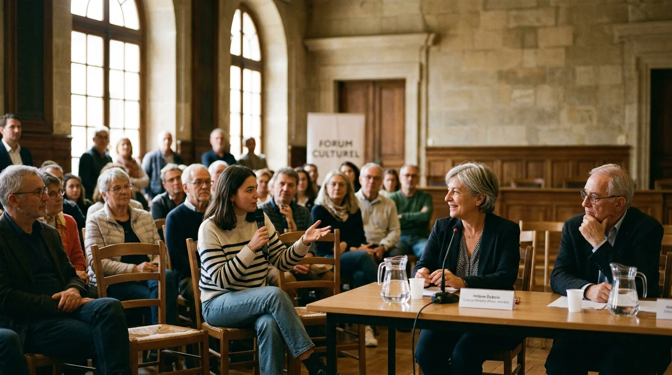 Session plénière de concertation sur les politiques culturelles territoriales animée par CULTURE-CO
